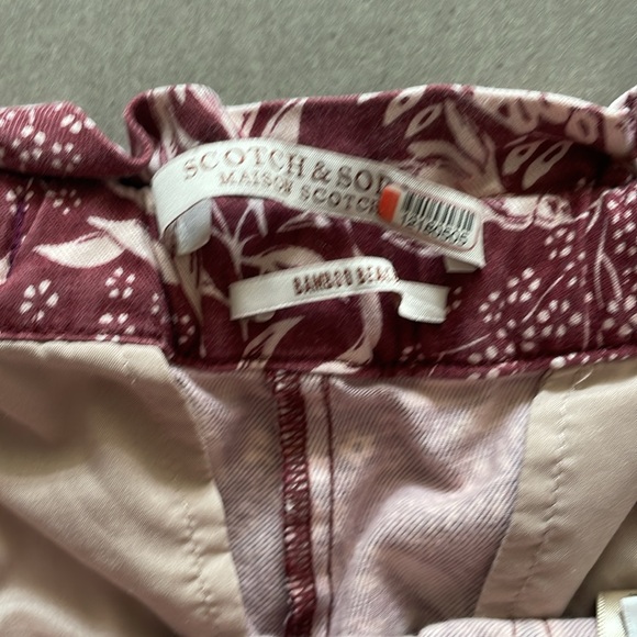 Scotch and soda cropped pants with waist tie - Picture 4 of 14